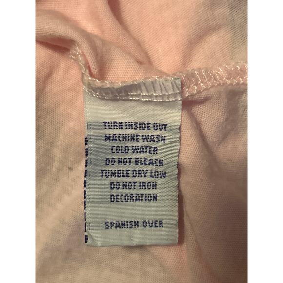 GUC Custon-Crystals.com Pink Hooded T Shirt 'I Believe in Miracles' Size Medium - Picture 5 of 6